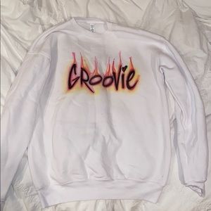 airbrush groovie sweatshirt